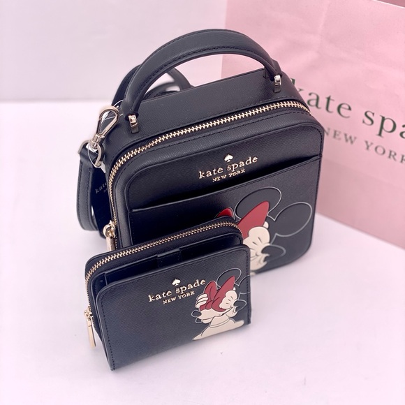 Disney X Kate Spade New York Minnie Mouse Daisy Vanity Crossbody and Wallet Set - Picture 7 of 16